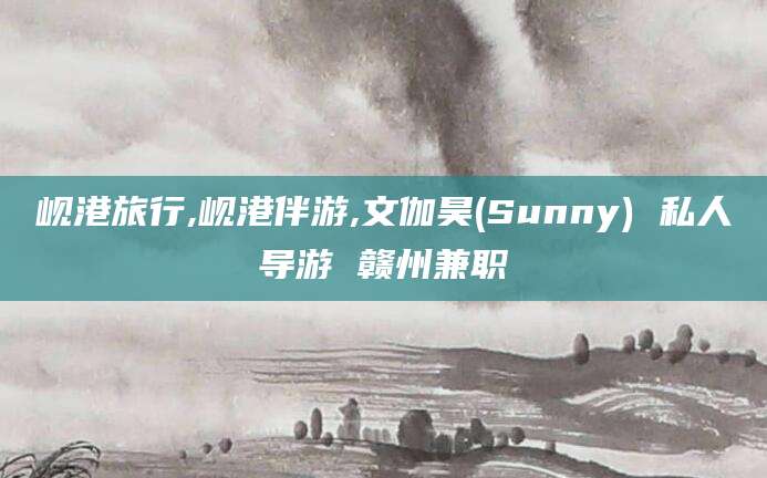 弥勒岘港旅行,岘港伴游,文伽昊(Sunny) 私人导游 赣州兼职